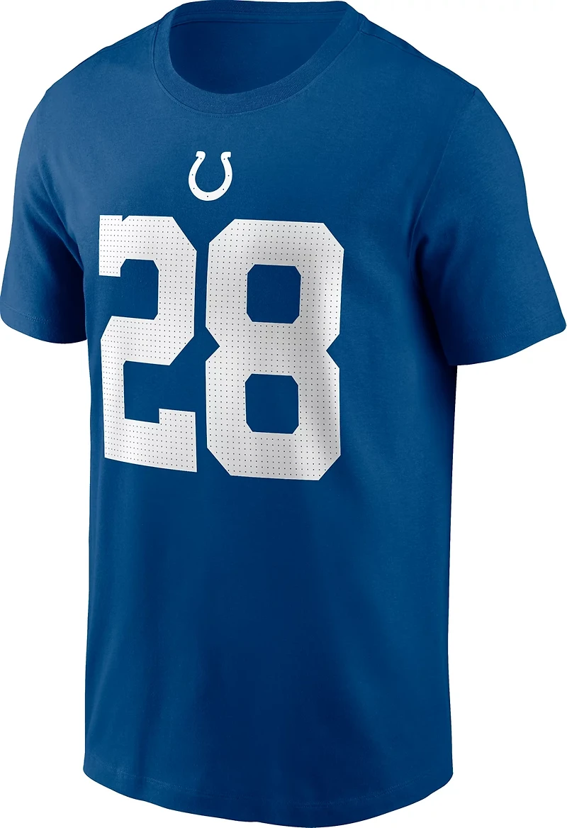 Nike Men's Indianapolis Colts Jonathan Taylor 28 Short Sleeve T-shirt