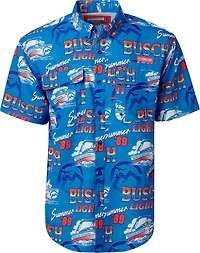 Magellan Outdoors Men's Laguna Madre Busch Light Summer ‘89 Fishing Shirt