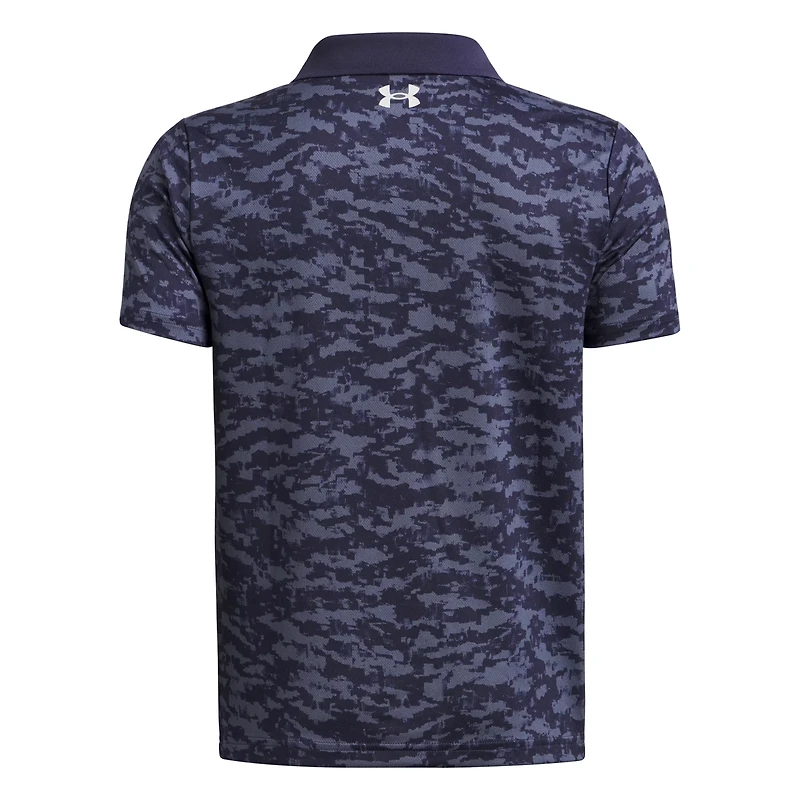 Under Armour Boys' Performance Printed Polo Shirt