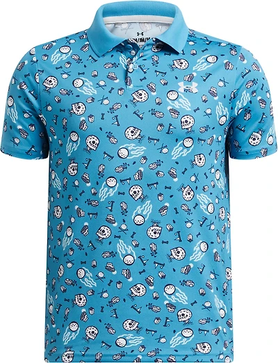 Under Armour Boys' Performance Printed Polo Shirt