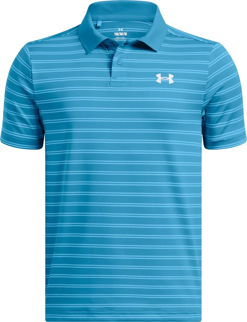 Under Armour Boys' Performance Stripe Polo Shirt