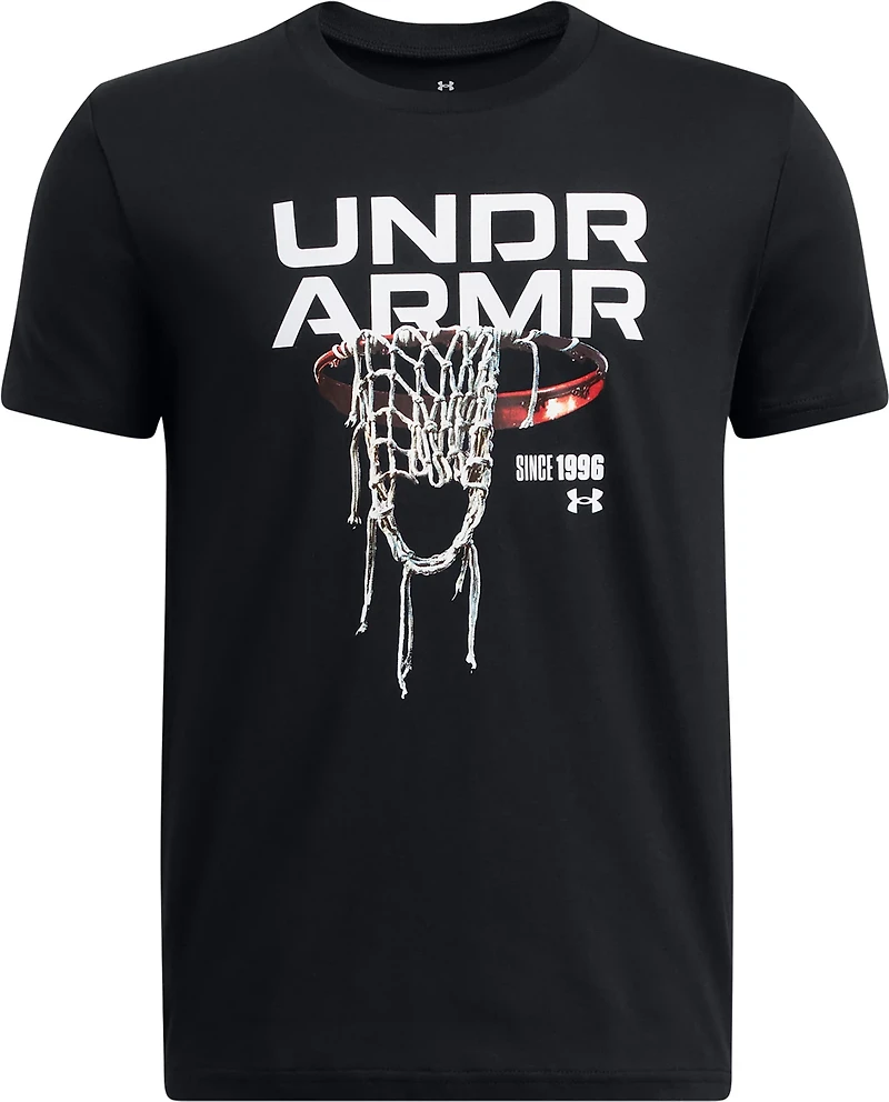Under Armour Boys' Hoops Net Short Sleeve T-shirt