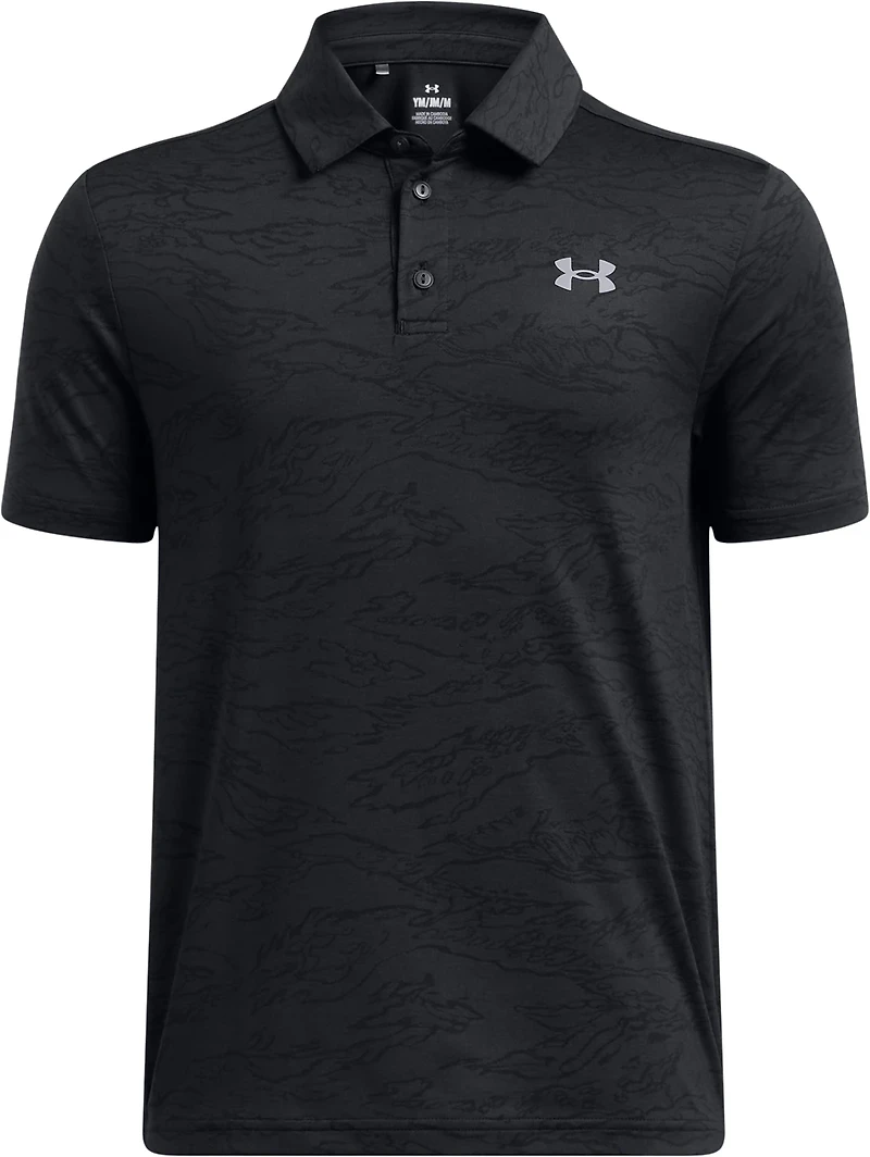 Under Armour Boys' Drive Jacquard Polo
