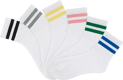 BCG Varsity Stripes Ankle Socks 6-Pack
