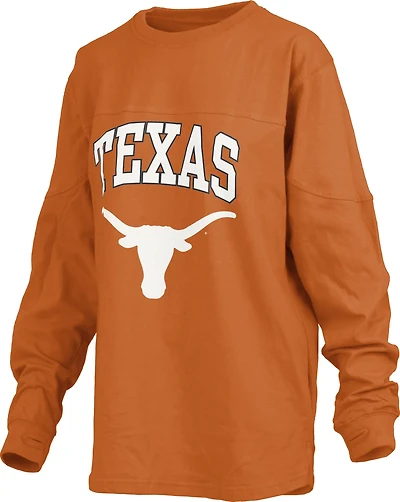 Pressbox Women's Brighton Arch Oversized Long Sleeve T-shirt