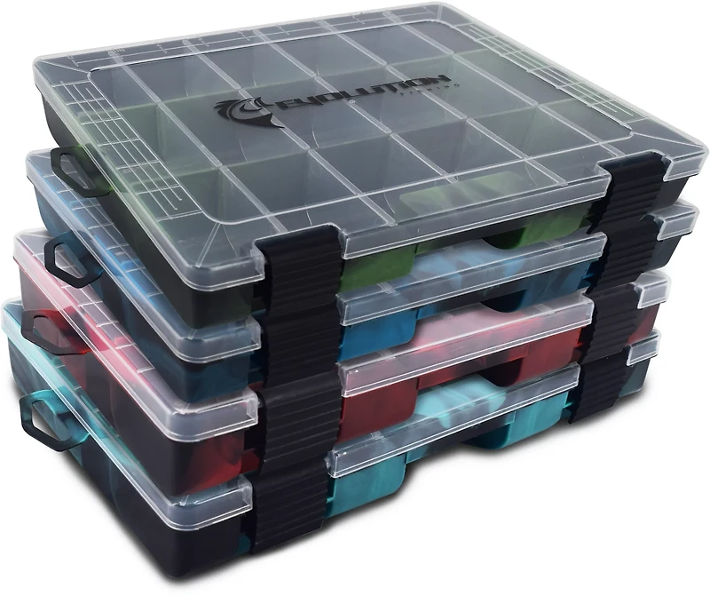 Evolution Fishing Drift Series 3600 Tackle Tray 4-Pack