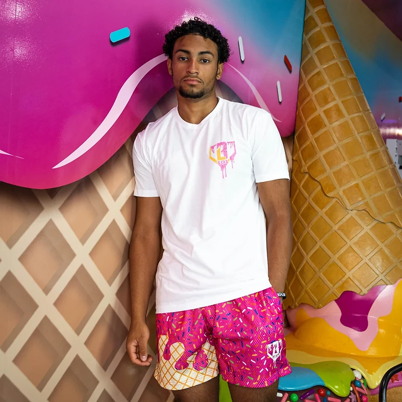 Baseball Lifestyle 101 Adult Ice Cream Shorts 5