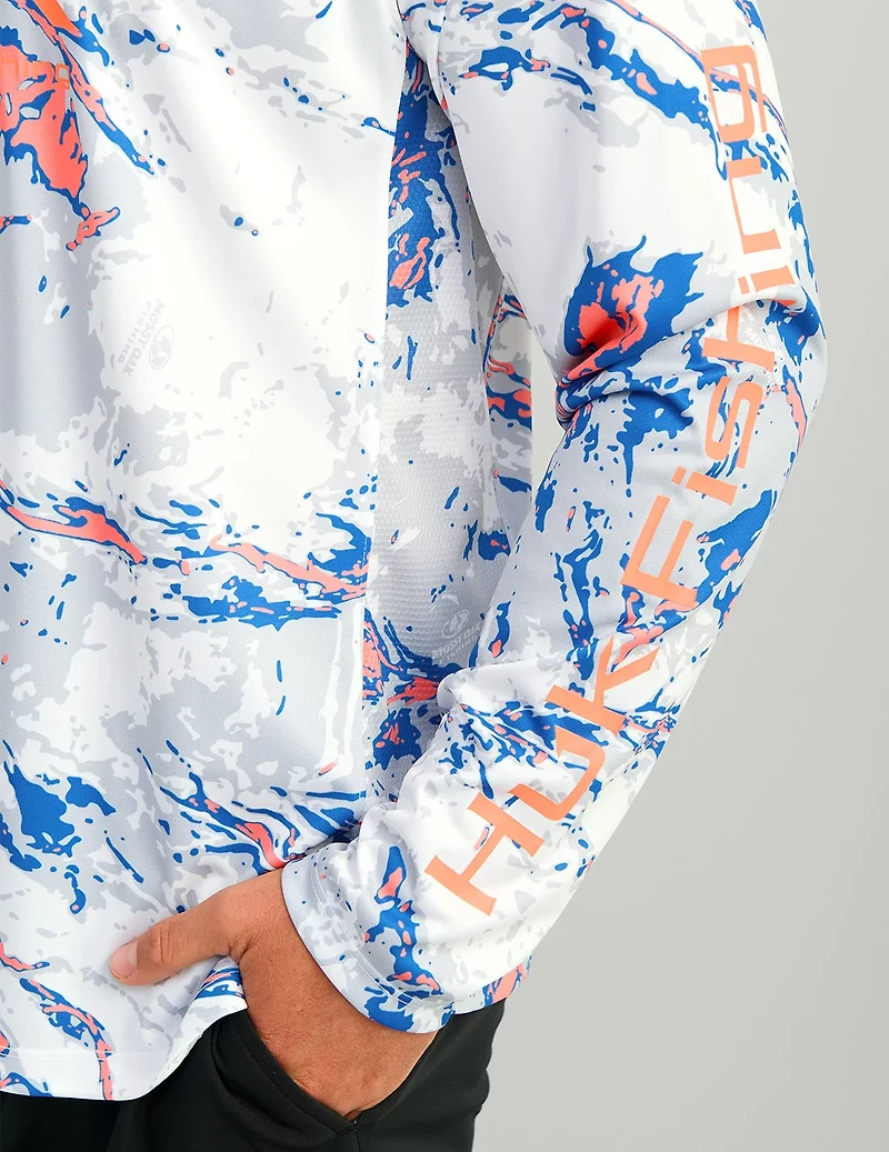 Huk Men's Mossy Oak Pursuit Hoodie