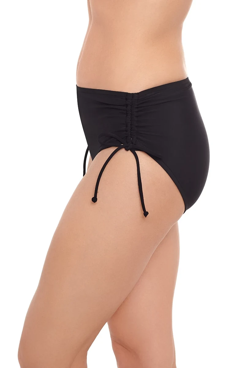 Swim Solutions Women's Adjustable Side High Waist Bottoms