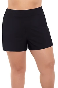 Swim Solutions Women's Plus Boy Short Bottoms