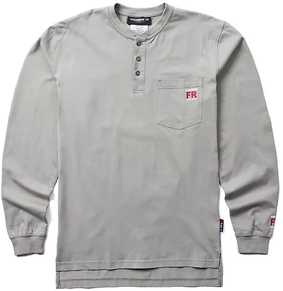 Wolverine Men's Flame Resistant Long Sleeve Henley T-shirt
