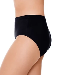 Swim Solutions Women's Solid Basic Brief Bottoms
