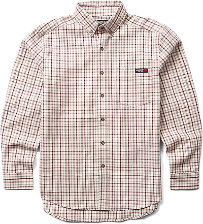 Wolverine Men's Flame Resistant Long Sleeve Twill Button Down Shirt