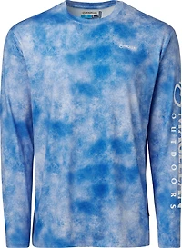 Magellan Outdoors Men's Casting Crew Wash Long Sleeve T-shirt