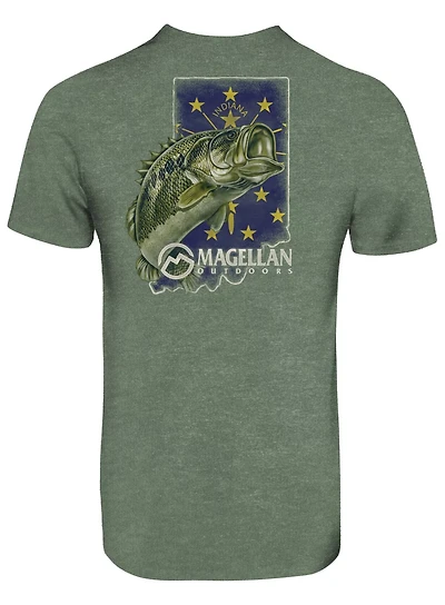 Magellan Outdoors Men's State IN Bass Strong T-shirt