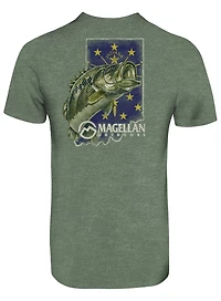 Magellan Outdoors Men's State IN Bass Strong T-shirt