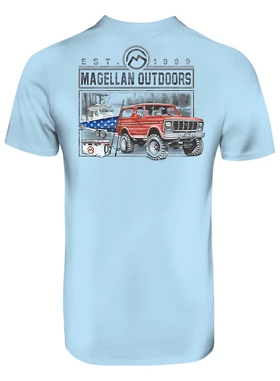 Magellan Outdoors Men's Lakeside USA Short Sleeve Graphic T-shirt
