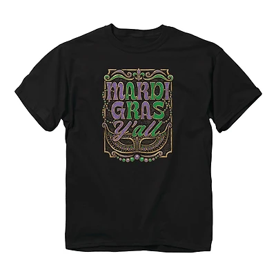 Academy Sports + Outdoors Men's Mardi Gras Y’all Graphic T-shirt