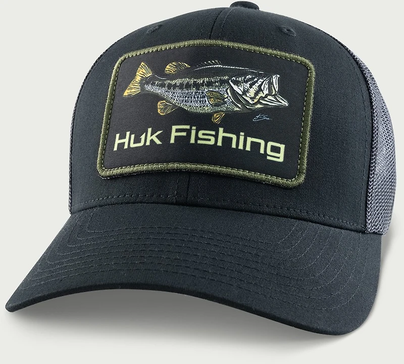 Huk Men's Embroidered 110 Trucker Cap