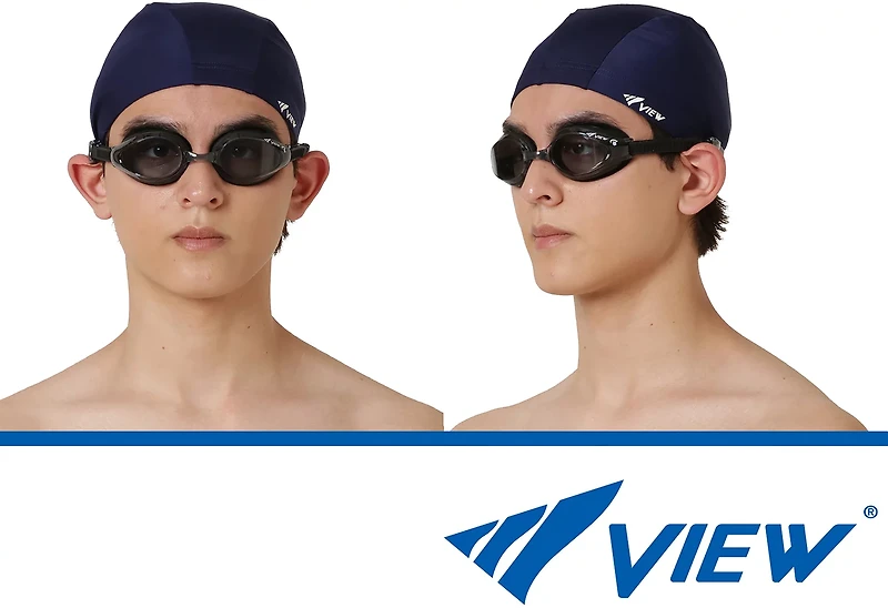 View Swipe Antifog Curved Fitness Swim Goggles