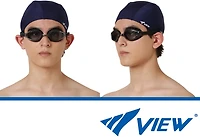View Swipe Antifog Curved Fitness Swim Goggles