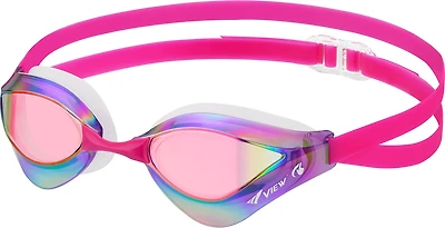 View Adults' Blade Orca SWIPE Antifog Racing Swim Goggles