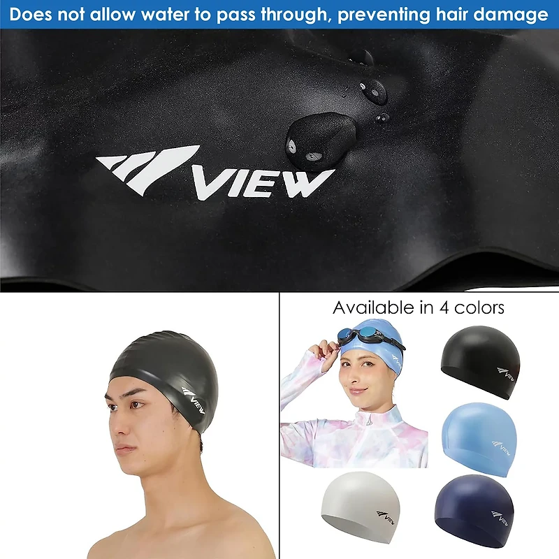 View Silicone Swim Cap