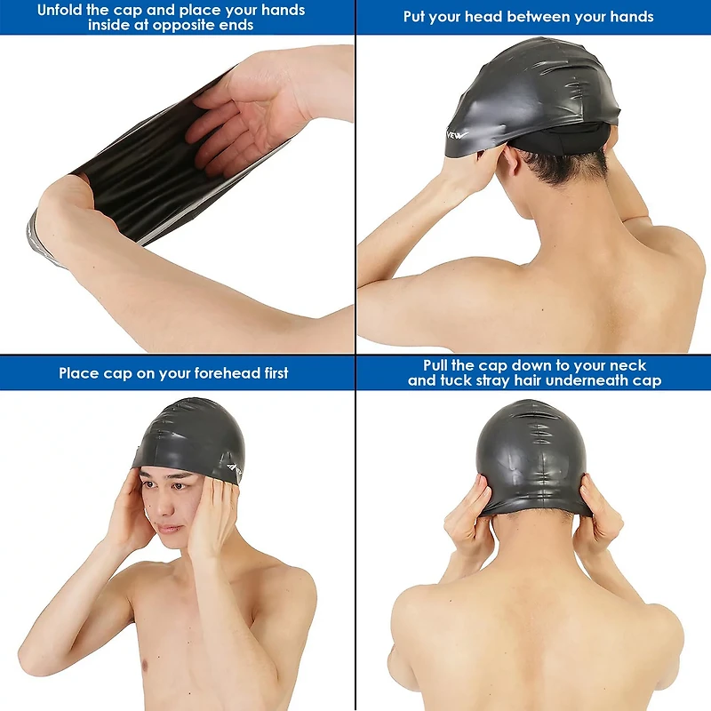 View Silicone Swim Cap