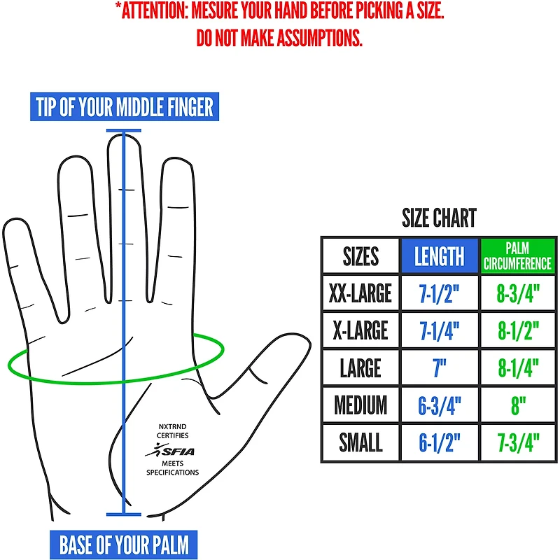 NXTRND Adults' G2 Pro Football Gloves