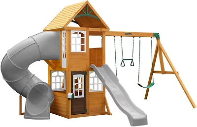 KidKraft Sterling Falls Wooden Swing Set/Playset