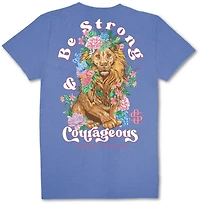 Simply Southern Girls' Brave Lion Graphic T-shirt