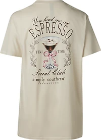 Simply Southern Women's Espresso Short Sleeve T-shirt