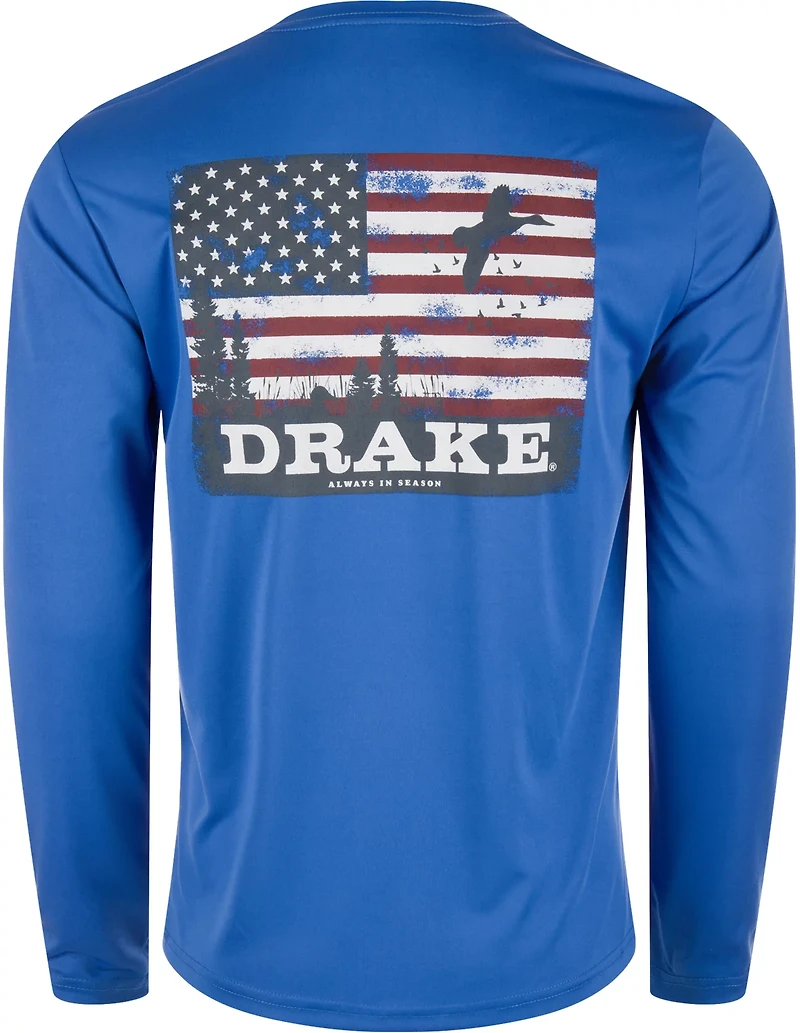 Drake Men's Icon Americana Long Sleeve Graphic T-shirt