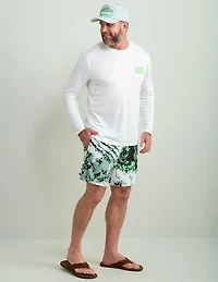 Huk Men's and Bars Pursuit Performance Crewneck Long Sleeve T-shirt