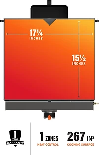Blackstone Original 17 in Tabletop Griddle with Hood