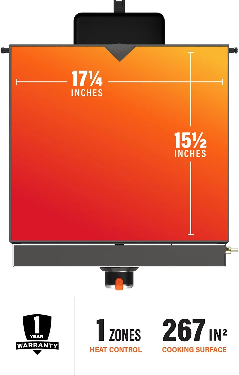 Blackstone Original 17 in Tabletop Griddle with Hood