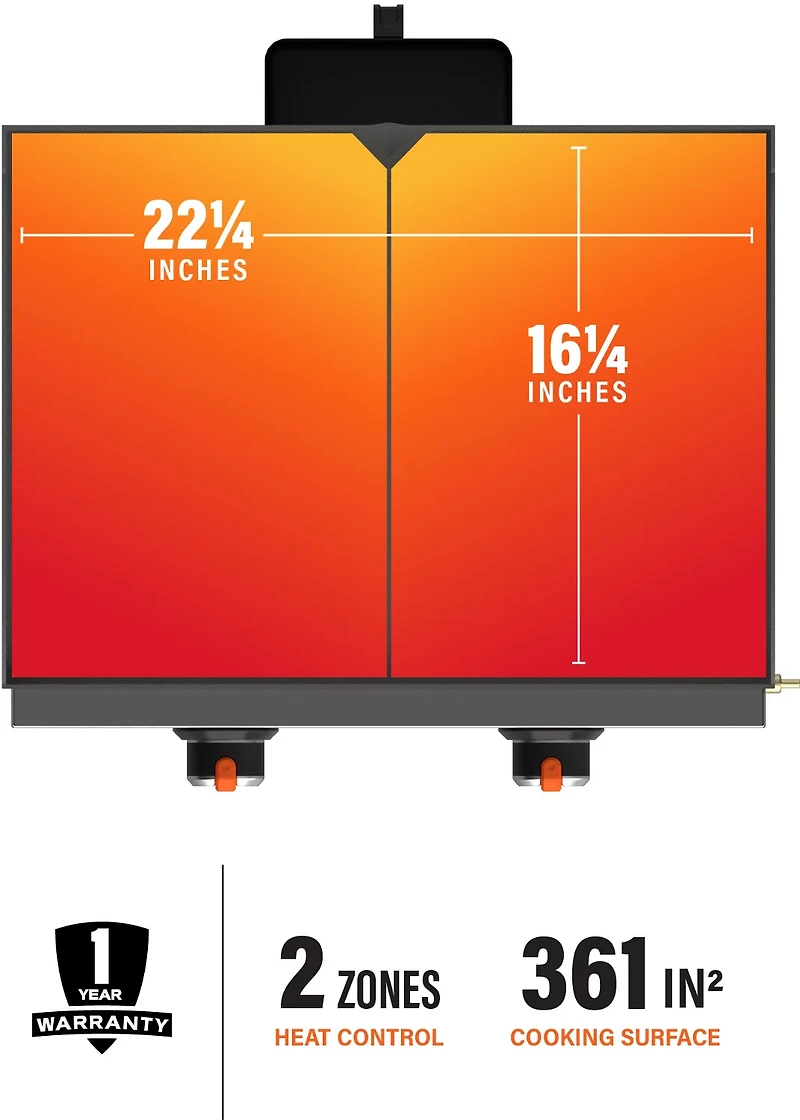 Blackstone Original 22 in Tabletop Griddle with Hood