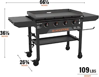 Blackstone 36 in Omnivore Griddle