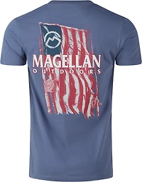 Magellan Outdoors Men's Fishing Rod Flag T-shirt