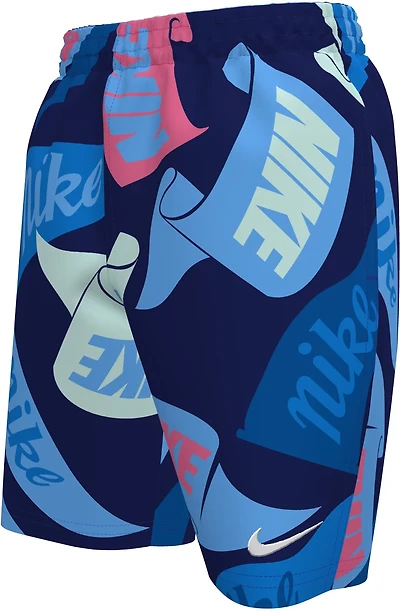 Nike Boys' Ocean Merge Volley Swim Shorts 7