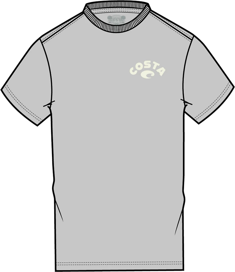 Costa Del Mar Men's Crabbing Shades Short Sleeve T-shirt