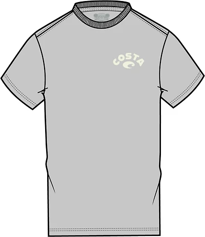 Costa Del Mar Men's Crabbing Shades Short Sleeve T-shirt