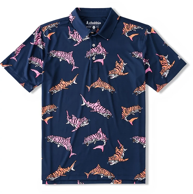 Chubbies Men's the King of Sea Performance Polo Shirt