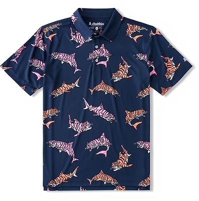 Chubbies Men's the King of Sea Performance Polo Shirt