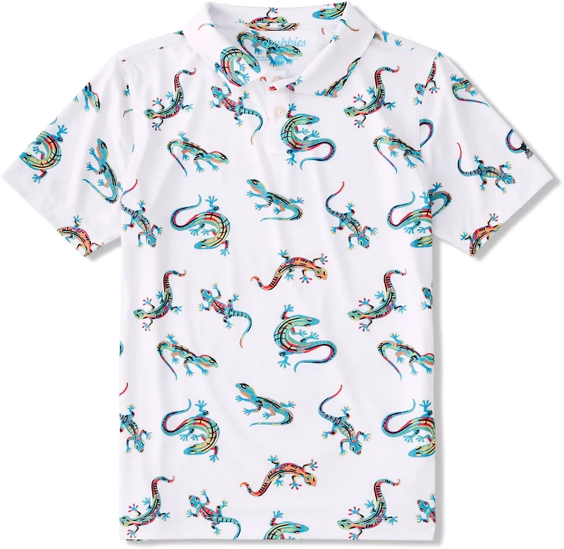 Chubbies Boys' Printed Performance Polo Shirt