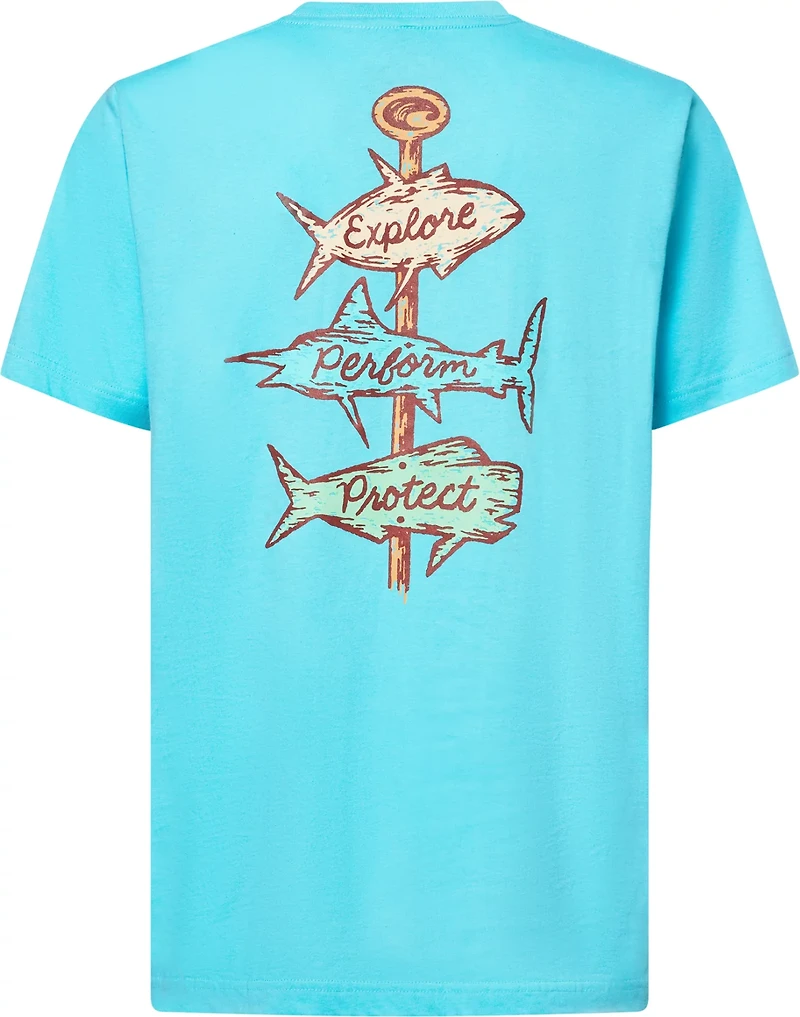 Costa Del Mar Men's Go Fishing Short Sleeve T-shirt