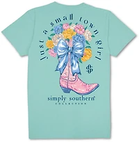 Simply Southern Girls' Small Town Graphic T-shirt