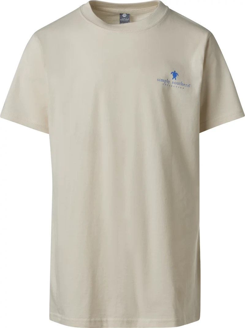 Simply Southern Girls' Turtle Track Flow Short Sleeve T-shirt