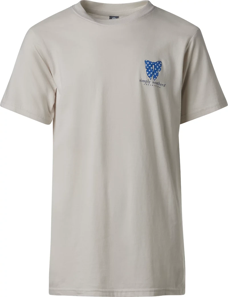 Simply Southern Girls' USADill Star Tee