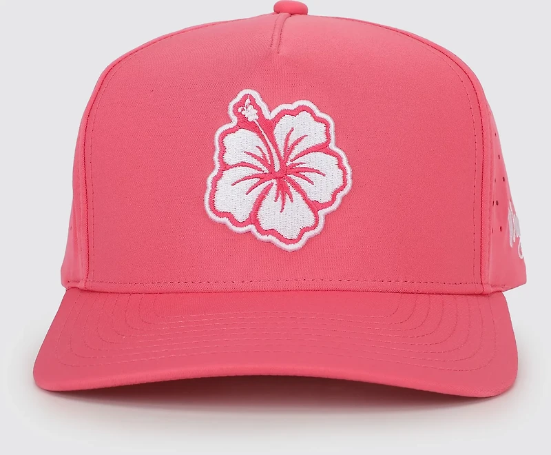 Waggle Men's Hibiscus Snapback Hat
